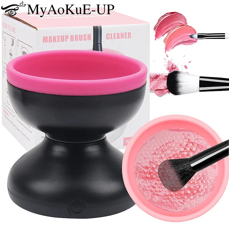 Portable Usb Makeup Brush Cleaner